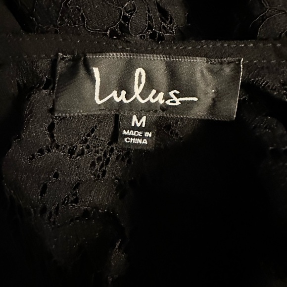 Black lace blouse - Picture 5 of 5